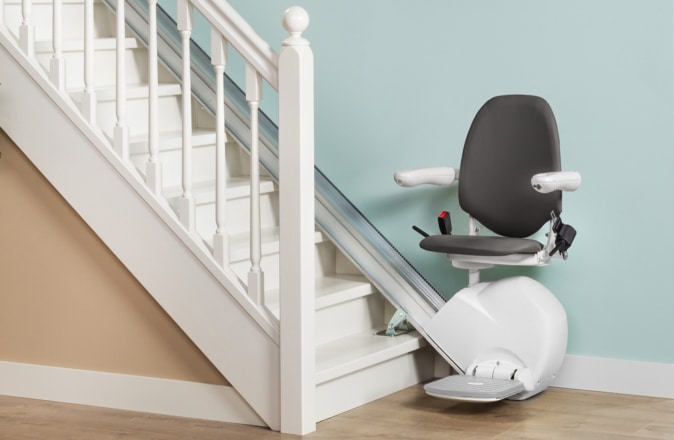 Speciaal voor rechte trappen is de Otolift Line ontwikkeld.