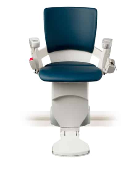Traplift Otolift Modul-Air Smart is beschikbaar in kunstleer blauw