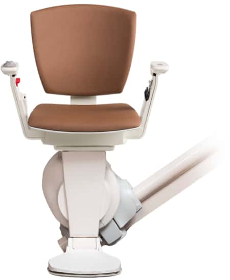 Le monte-escalier Otolift Modul-Air est disponible en noisette.