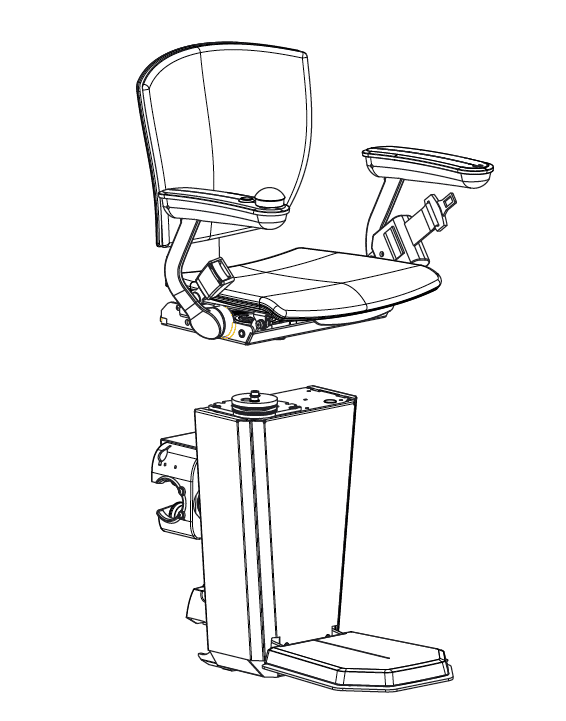 Les spécifications techniques de l'Otolift Two.